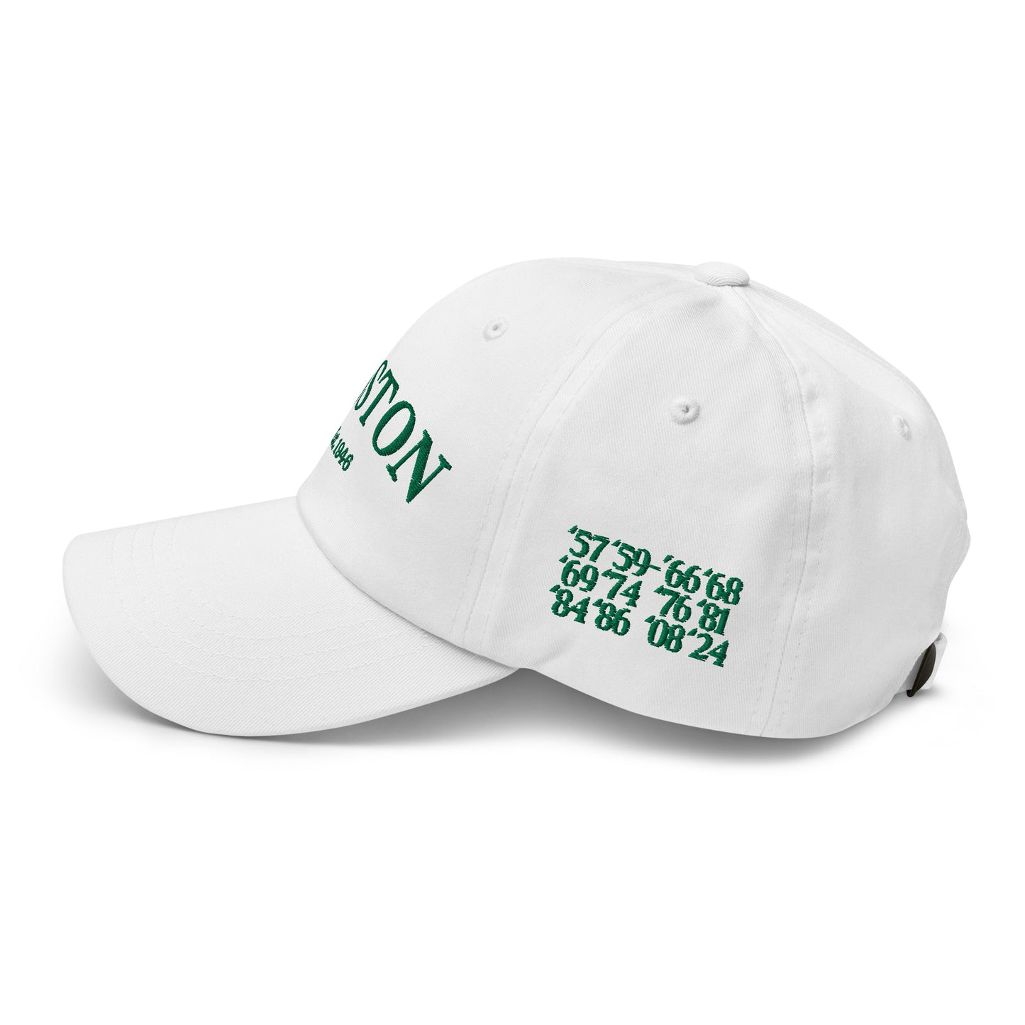 Boston Celtics - Championship Edition Dad hat (WHITE)