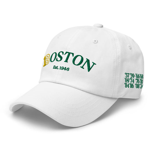 Boston Celtics - Championship Edition Dad hat (WHITE)